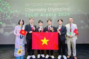 Việt Nam đứng thứ 2 tại Olympic Hoá học quốc tế